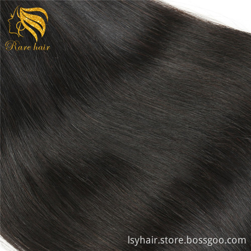 Double Drawn Cutical Aligned Raw Vietnamese Hair Skin Weft, Unprocessed Long Star Virgin Human Hair Weaving With Closure